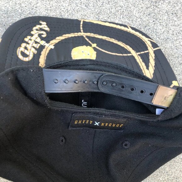 AIR JORDAN ASAHD Snapback Hat Youth Kids Black Adjustable Cap - Picture 4 of 7